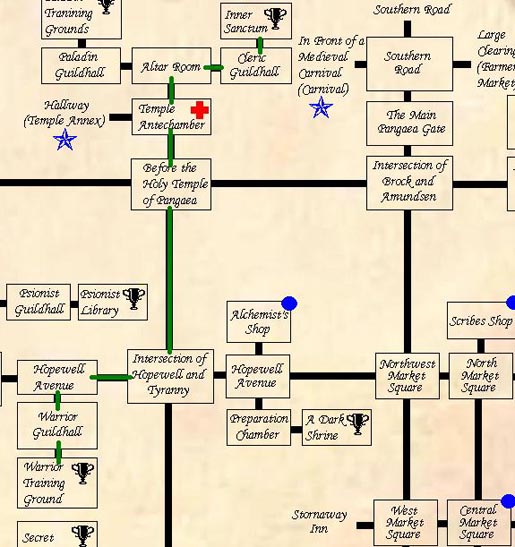 Map Section to Cleric Guild